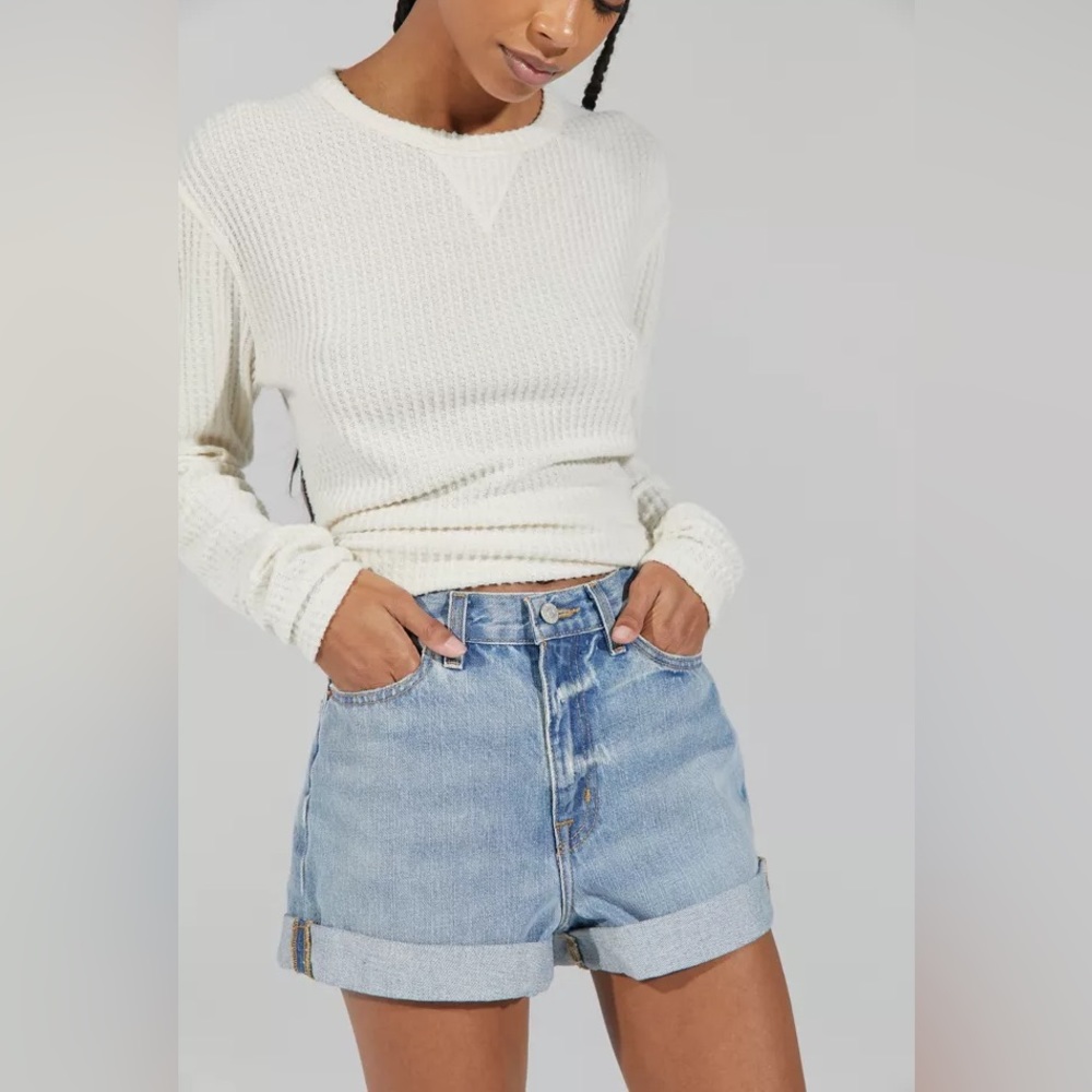 Urban Outfitters | BDG Mom High Rise Denim Shorts